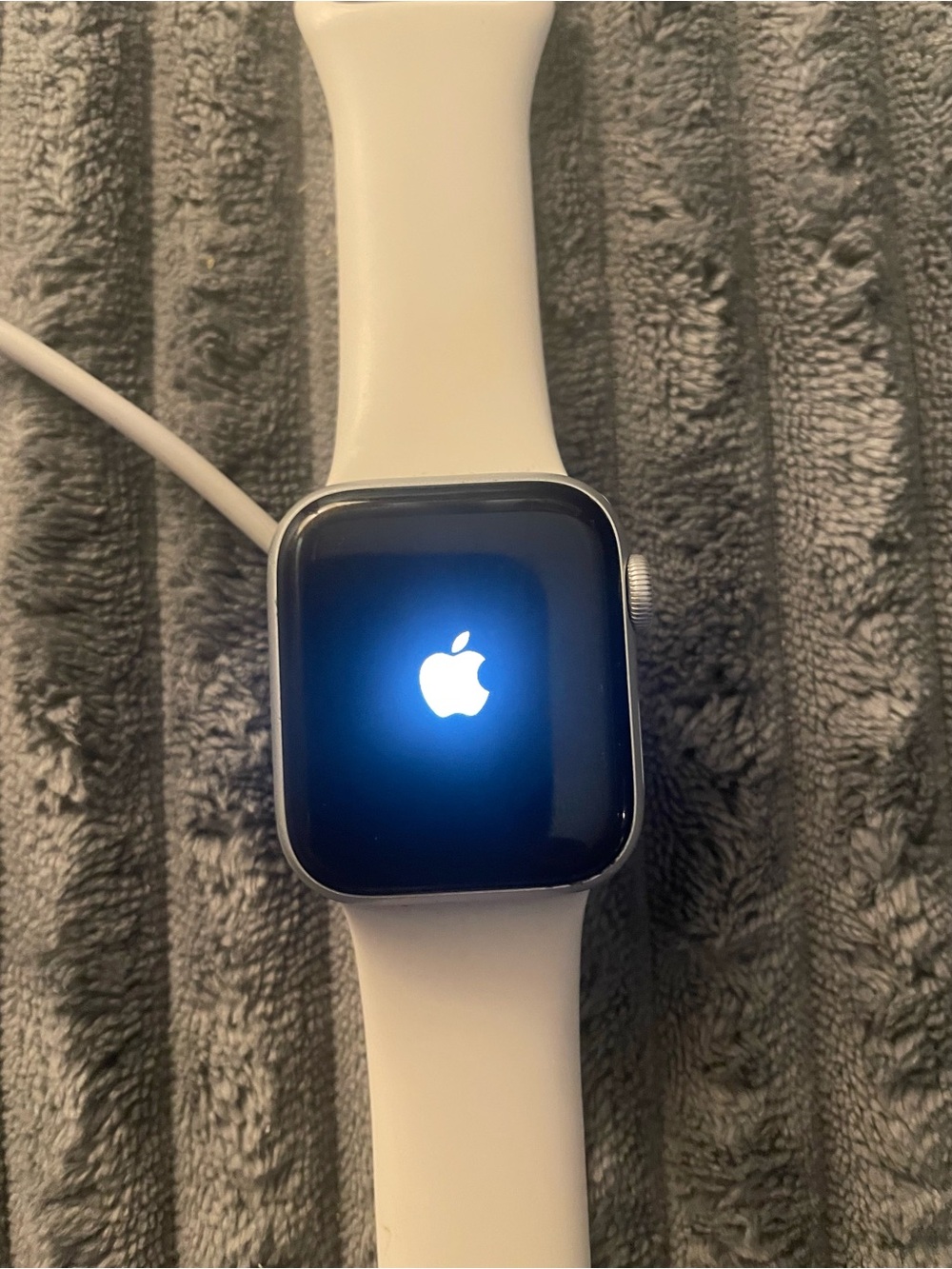 Apple Smartwatch Series 5 with White Sport Band